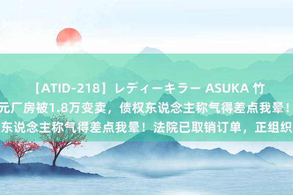 【ATID-218】レディーキラー ASUKA 竹内紗里奈 麻生ゆう 1.3亿元厂房被1.8万变卖，债权东说念主称气得差点我晕！法院已取销订单，正组织核查