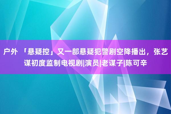 户外 「悬疑控」又一部悬疑犯警剧空降播出，张艺谋初度监制电视剧|演员|老谋子|陈可辛